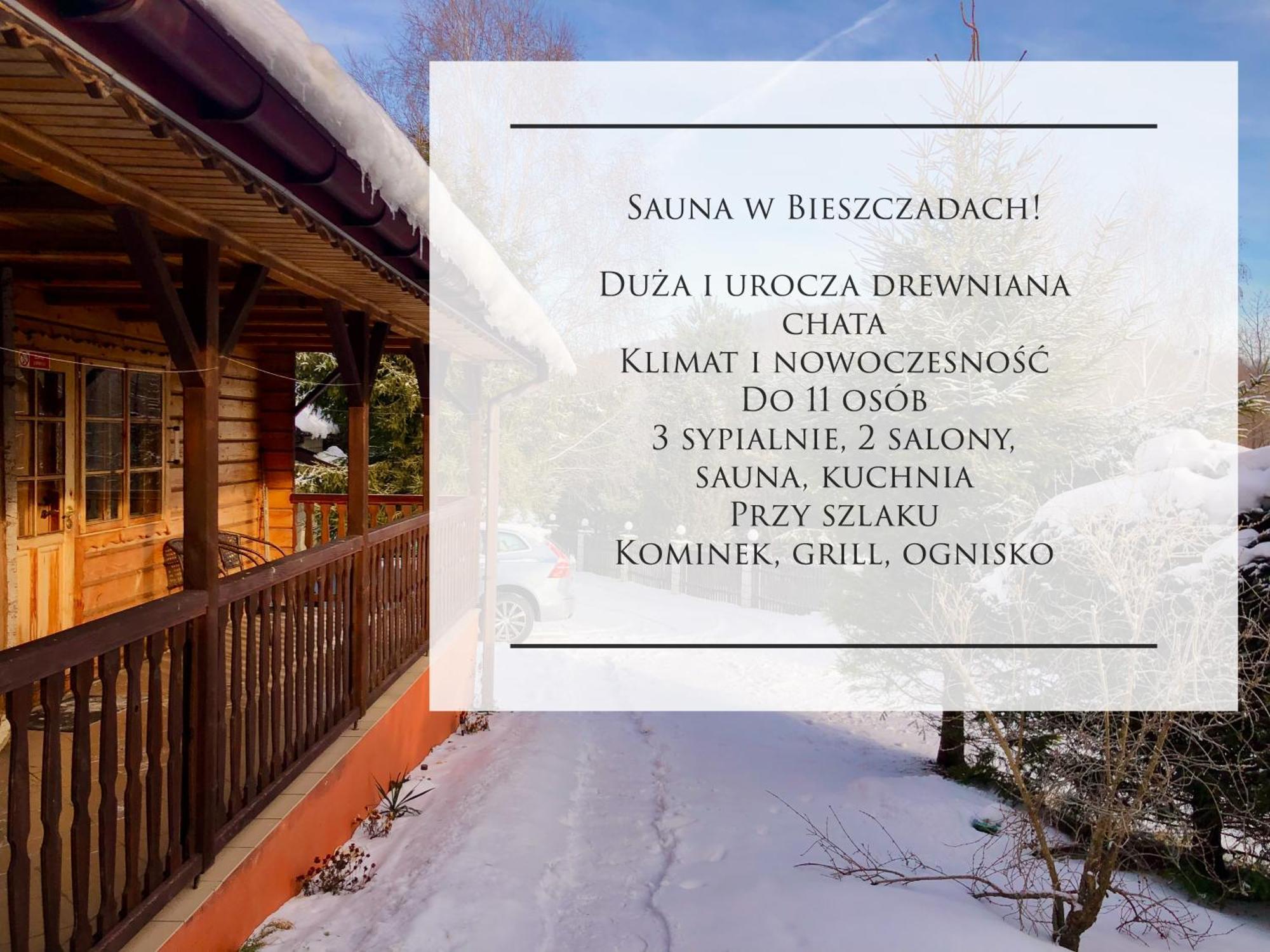 Urocza Chata Z Sauna W Bieszczadzkim Parku Krajobrazowym Буковец Экстерьер фото